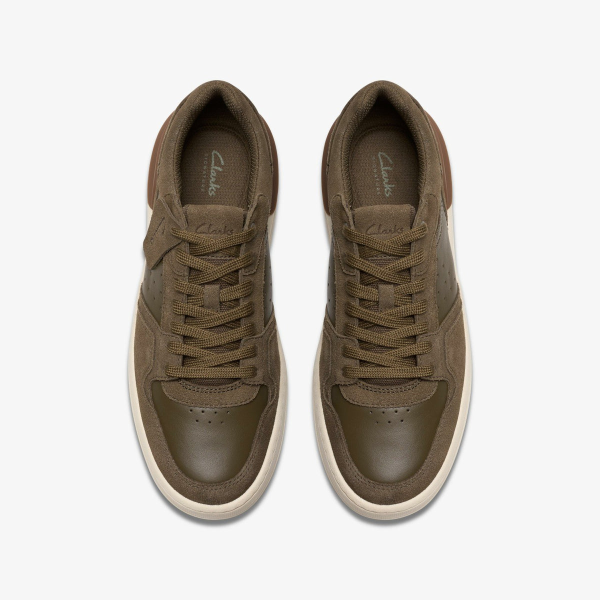 Courtlite2 Lo Khaki Suede - Clarks Men