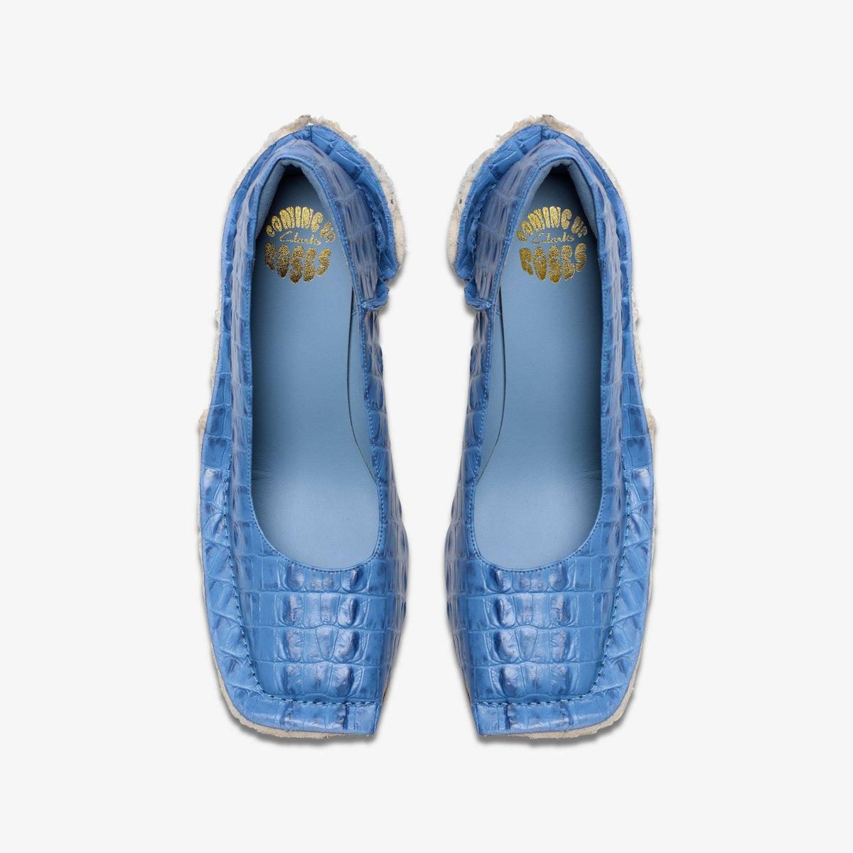 Martine Rose Heel Womens Blue Leather - Clarks Women