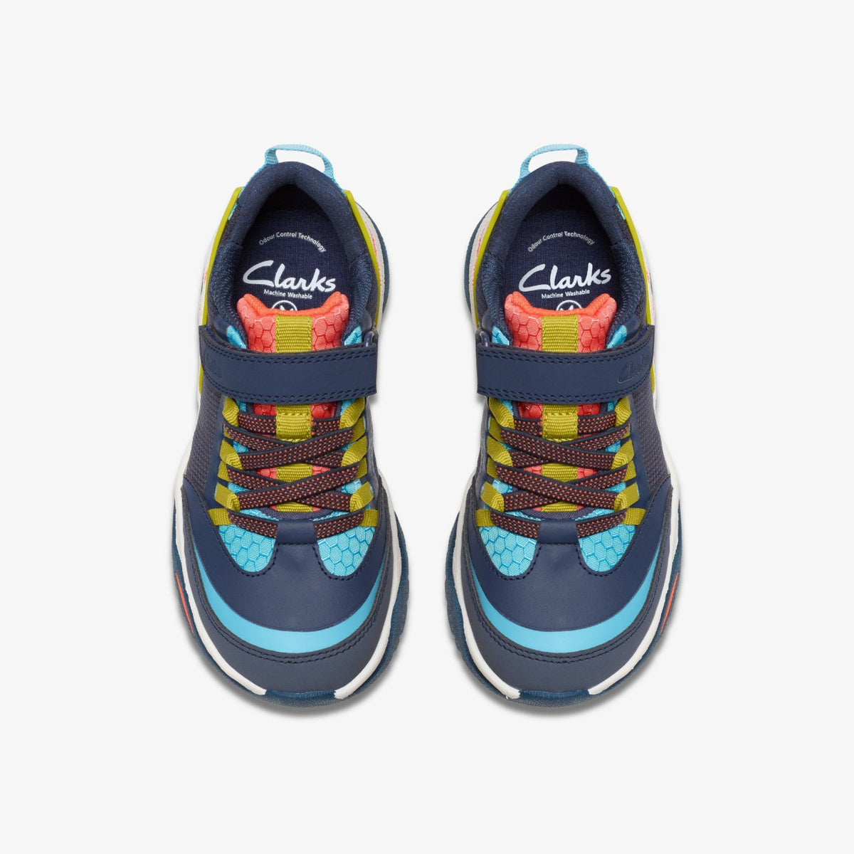 Feather Track Kid Navy Combination - Clarks Kids
