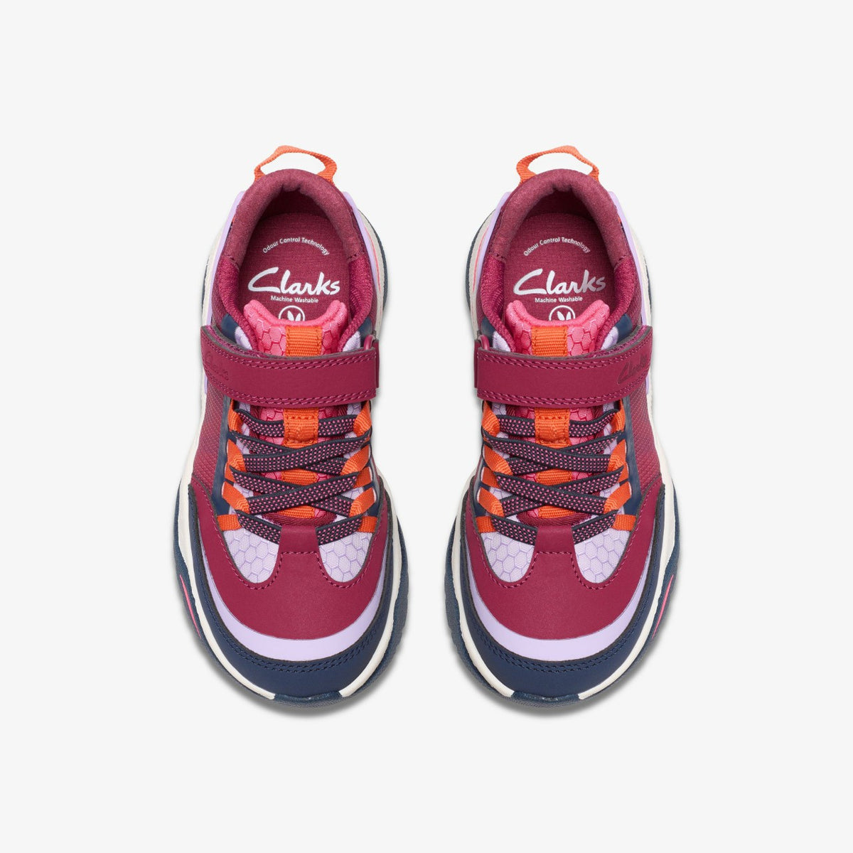 Feather Track Kid Berry Combination - Clarks Kids