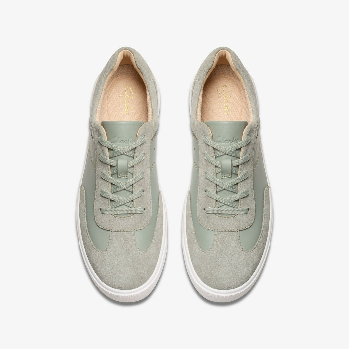 Makea Court Light Green - Clarks Women