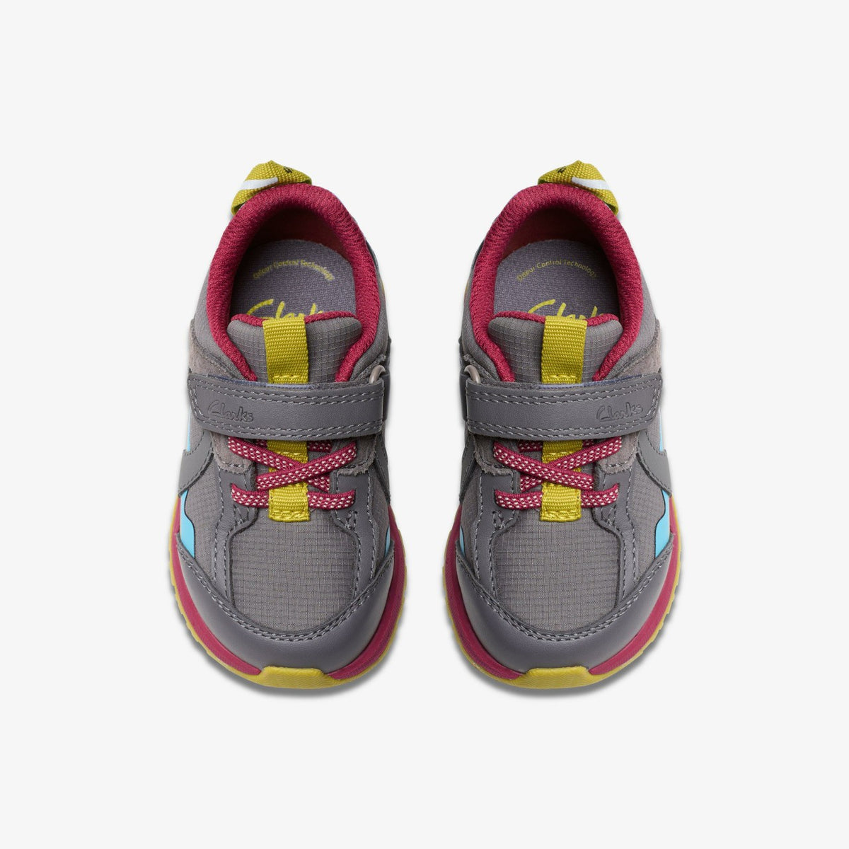 Selva Hero Toddler Dark Grey Combination - Clarks Kids