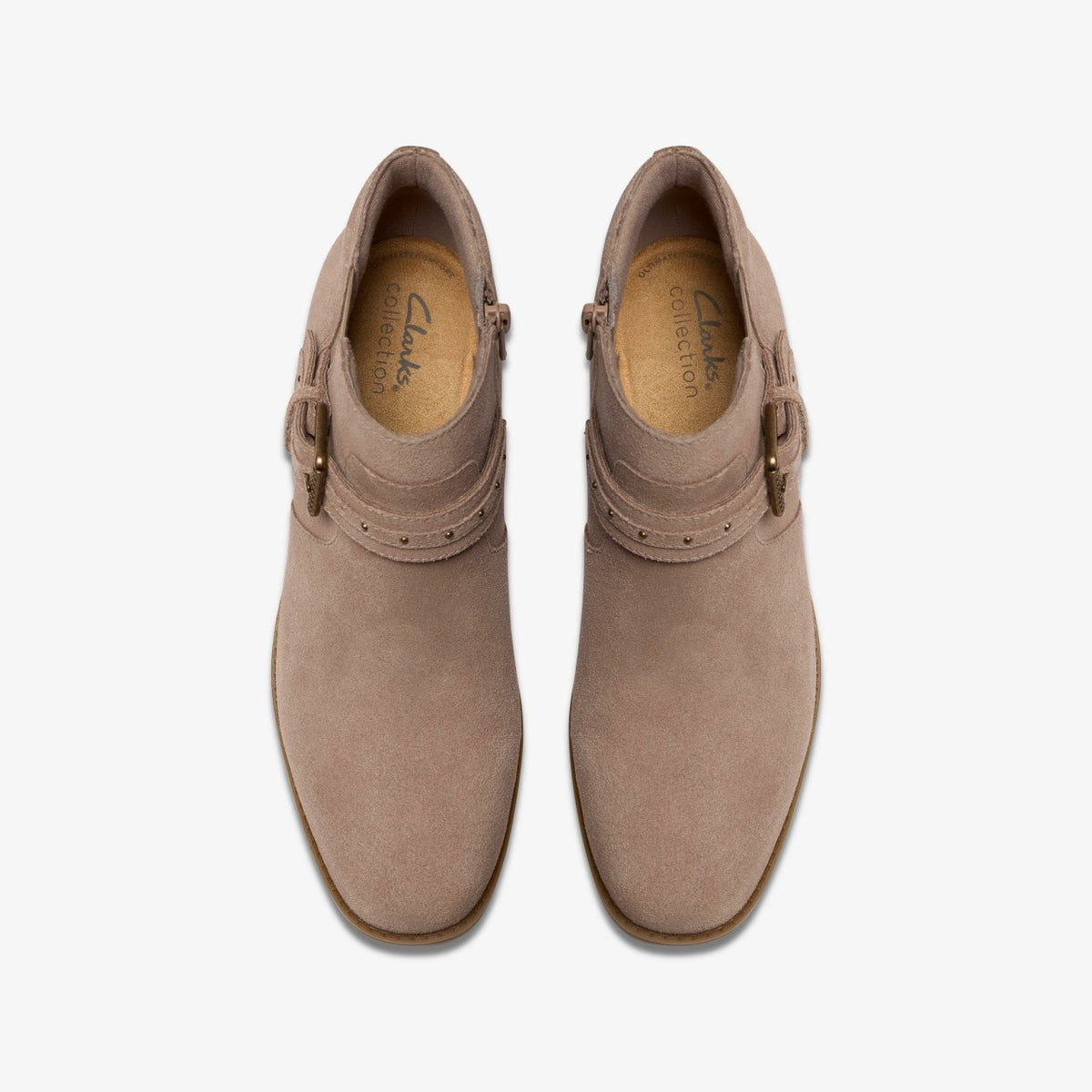 Danyelle Wish Light Taupe Suede - Clarks Women