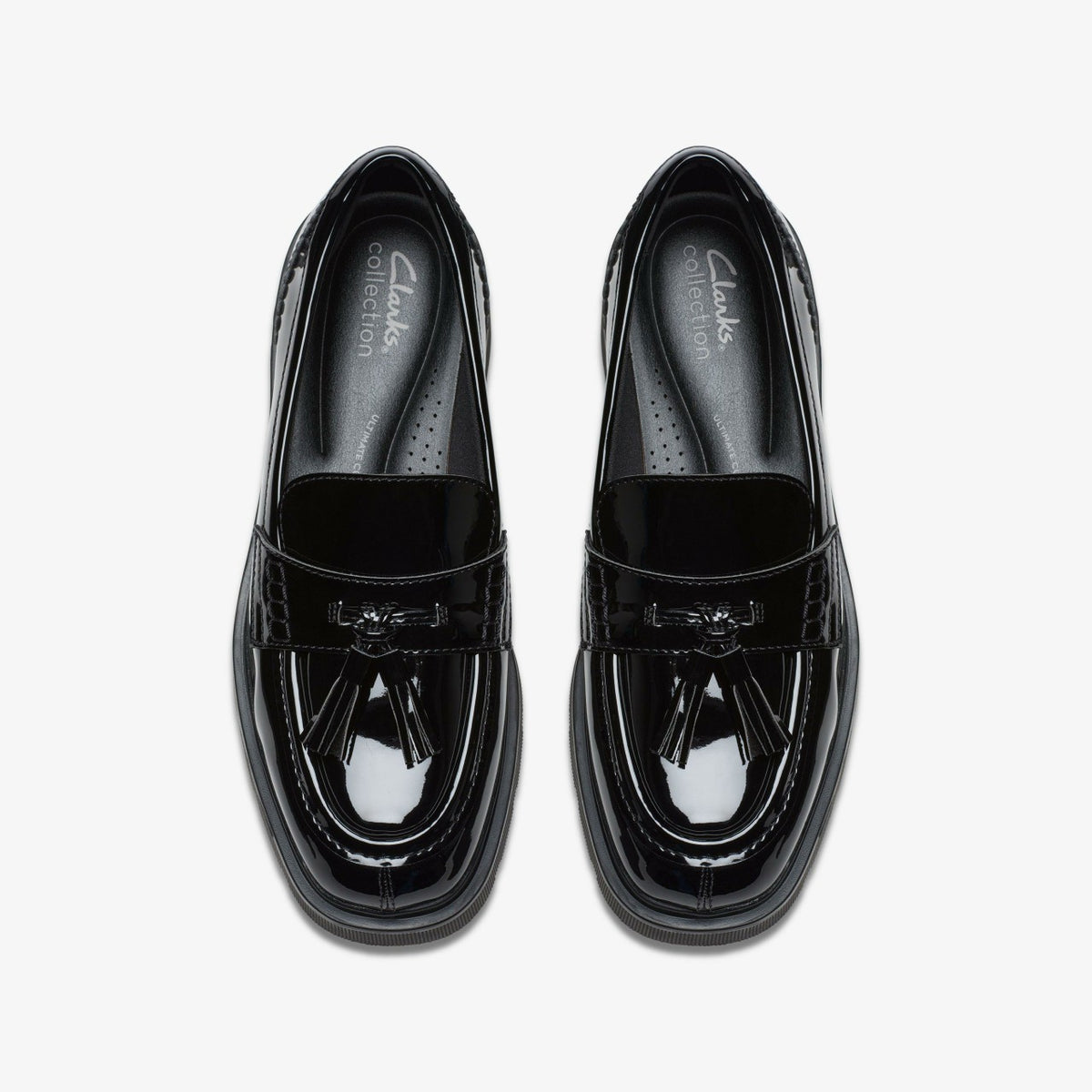 Lauryl Tassel Black Patent - Clarks Women
