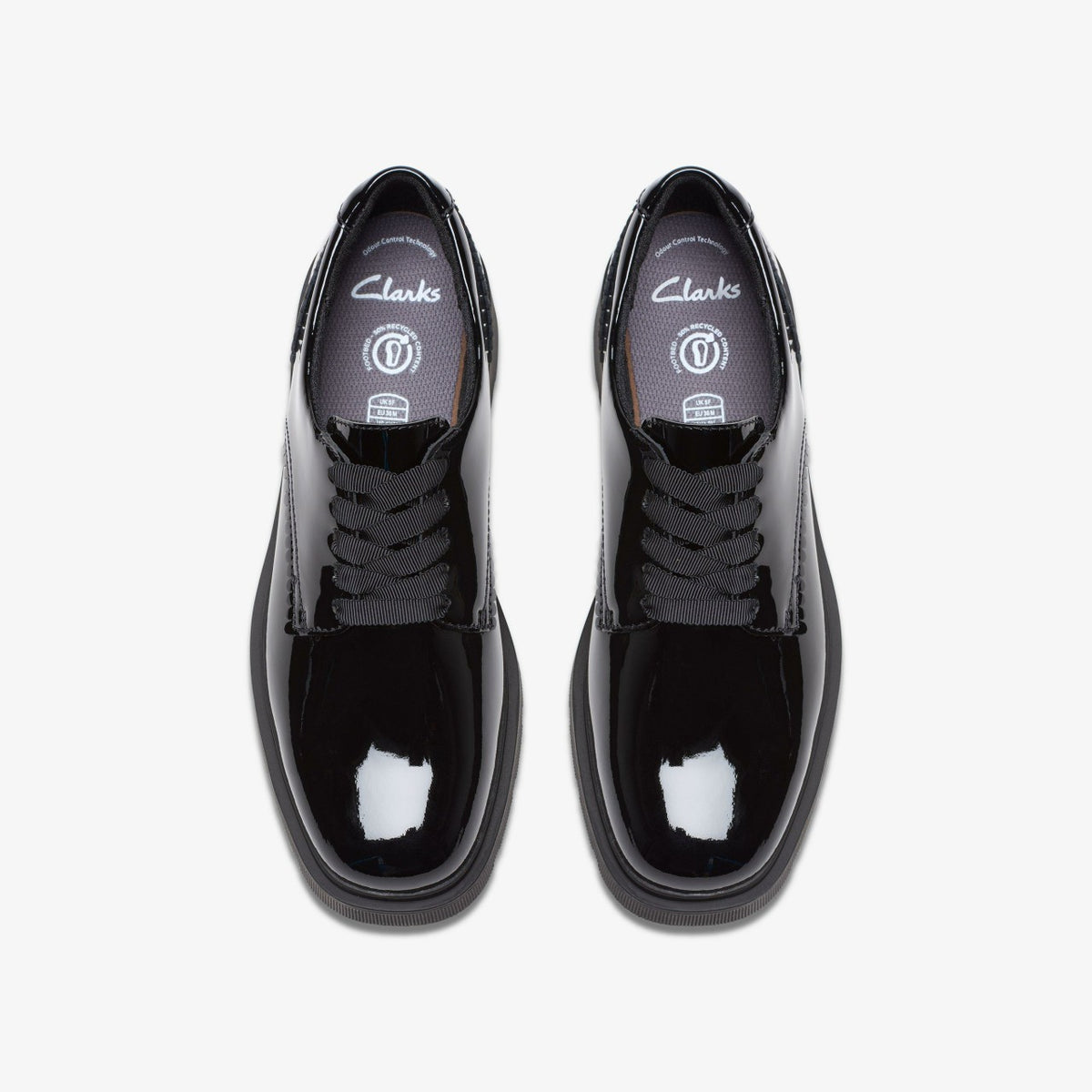 Eris Pure Youth Black Patent - Clarks Kids
