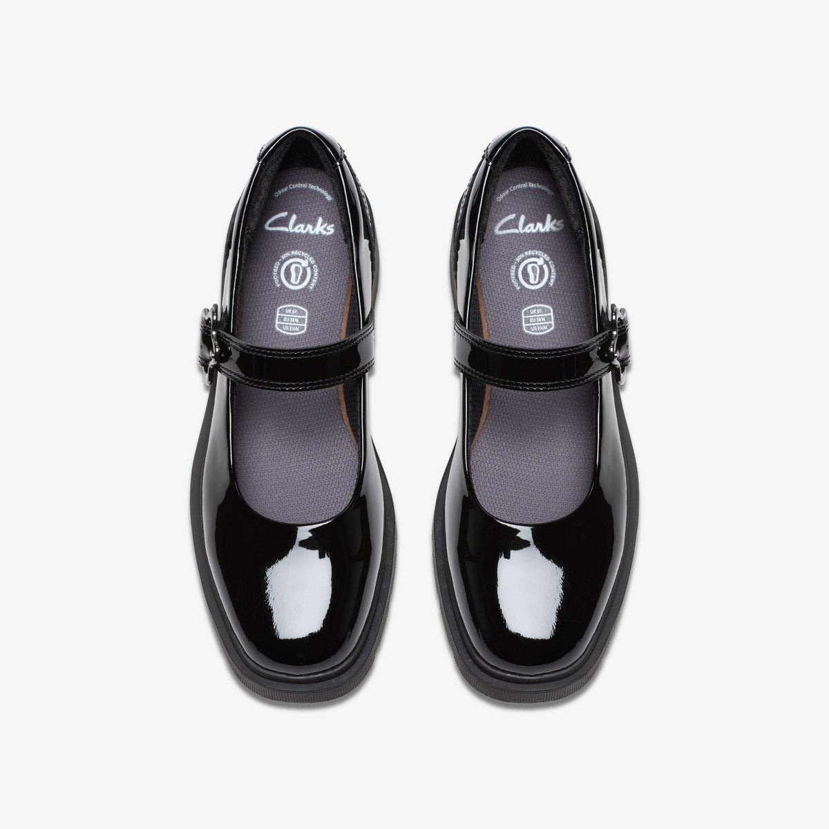 Eris Jane Youth Black Patent - Clarks Kids