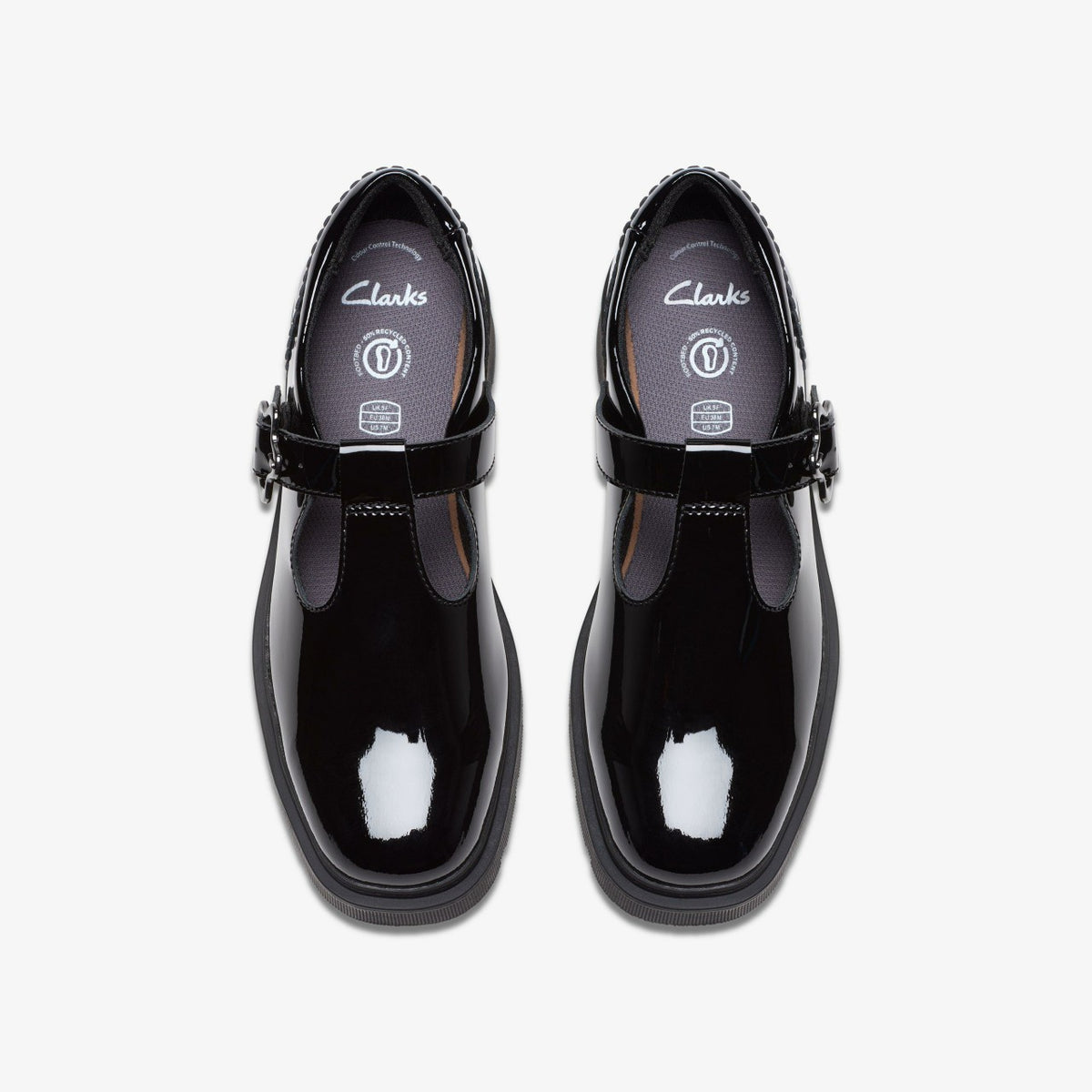 Eris Hope Youth Black Patent - Clarks Kids