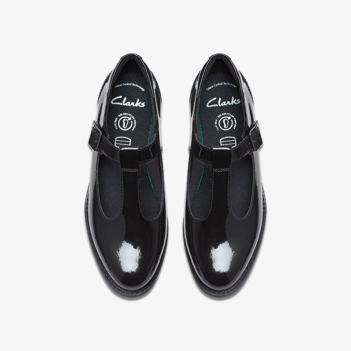 Tapa Hope Youth Black Patent - Clarks Kids