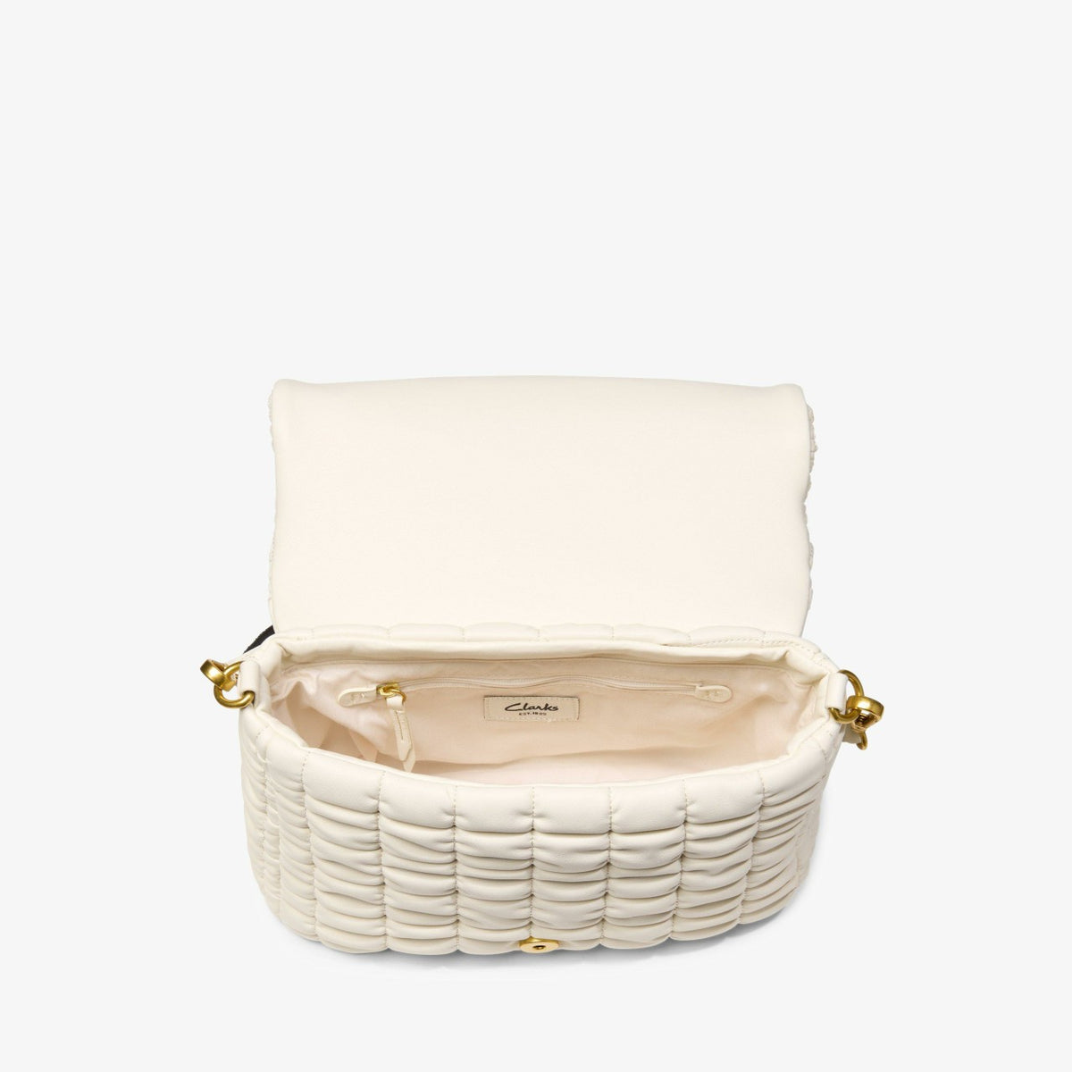 Quilted Cross Cream - Clarks Women