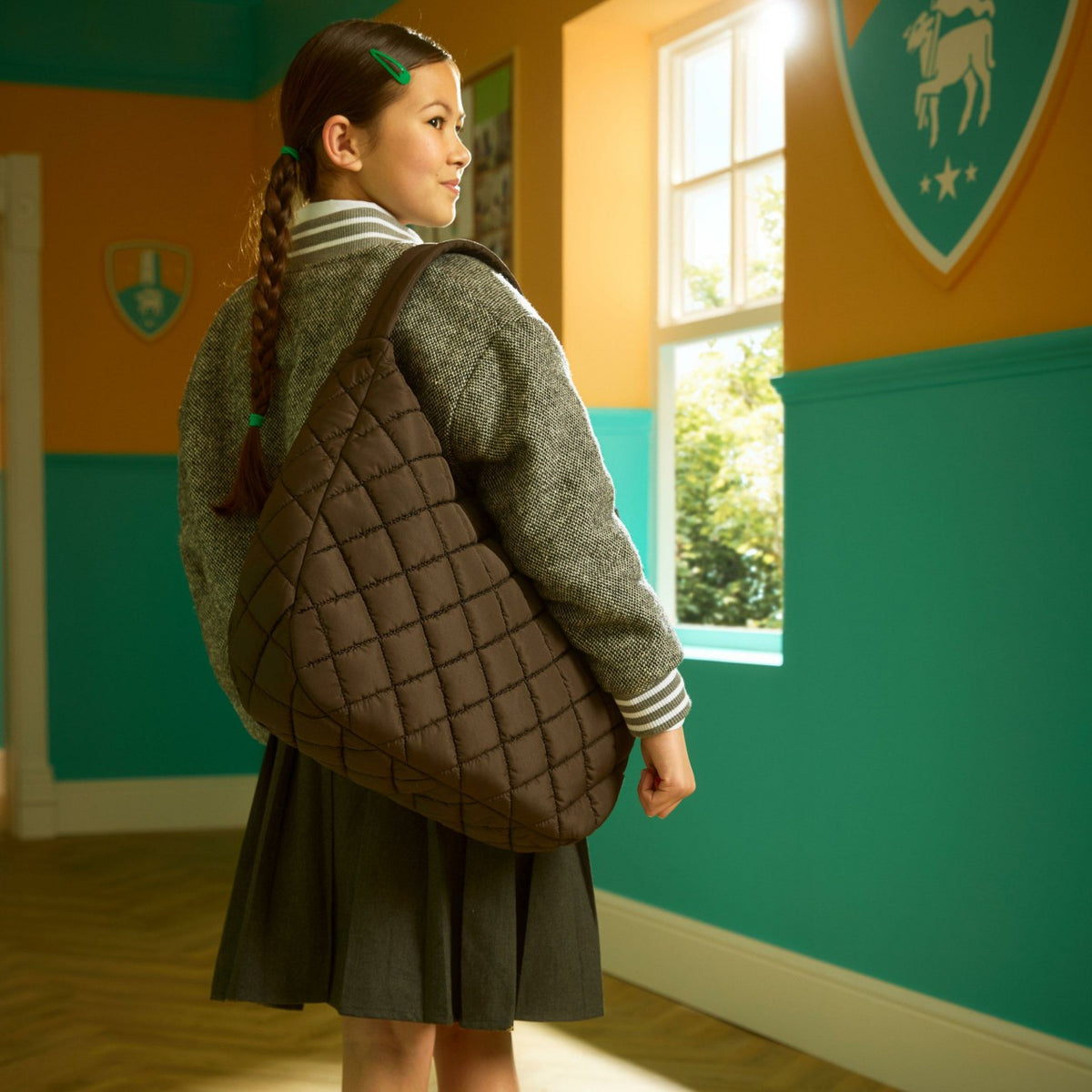 Quilted Tote Dark Brown - Clarks Women