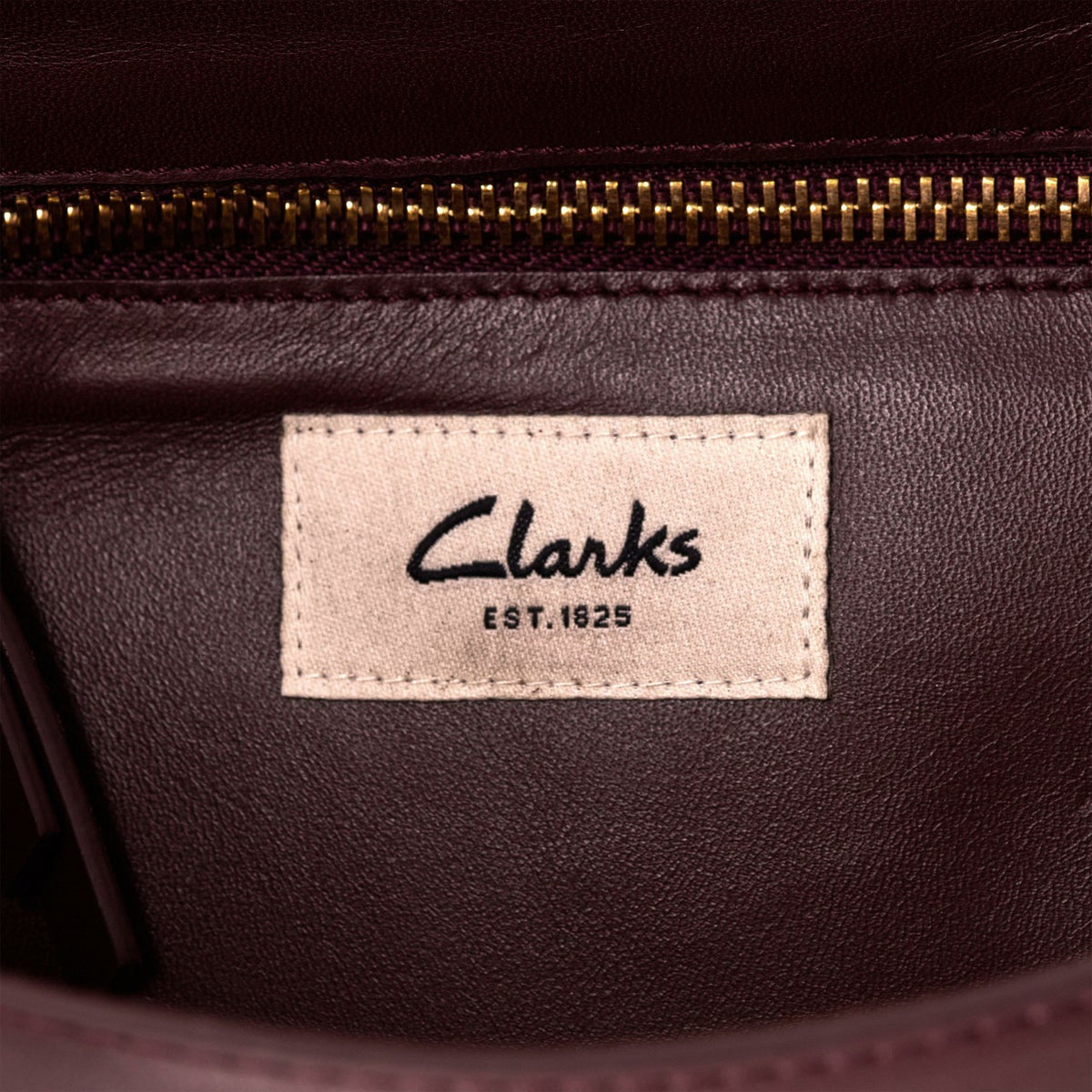 Twist Midi Burgundy Leather - Clarks Women