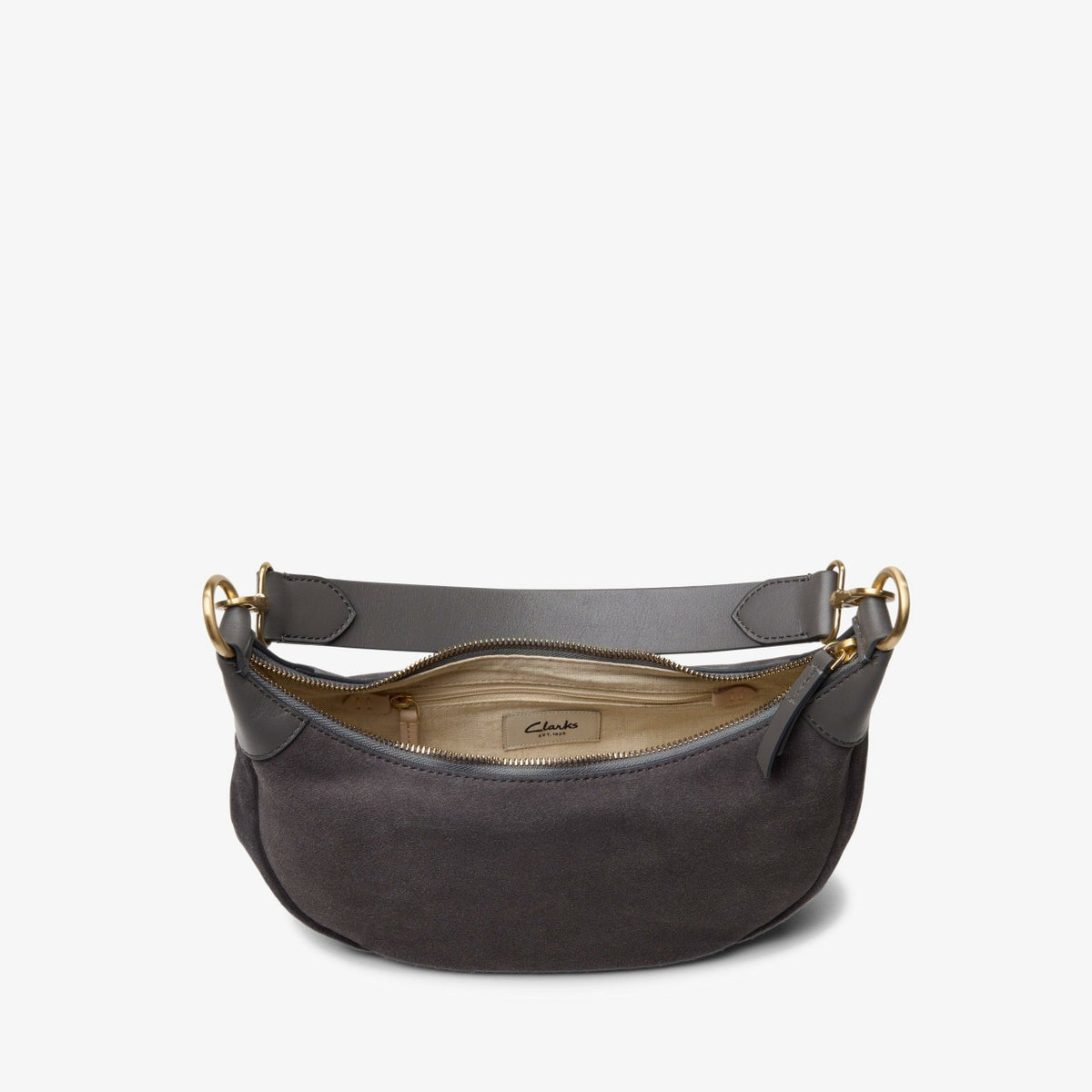 Willow Moon Mini Dark Grey Suede - Clarks Women