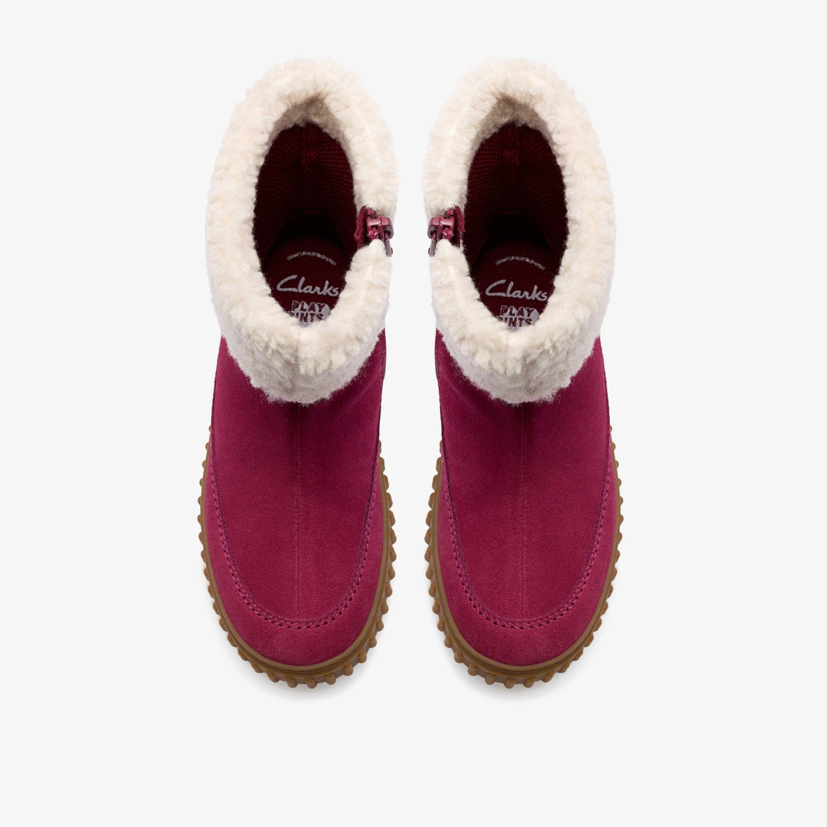 Cove Snug Kid Berry Suede - Clarks Kids