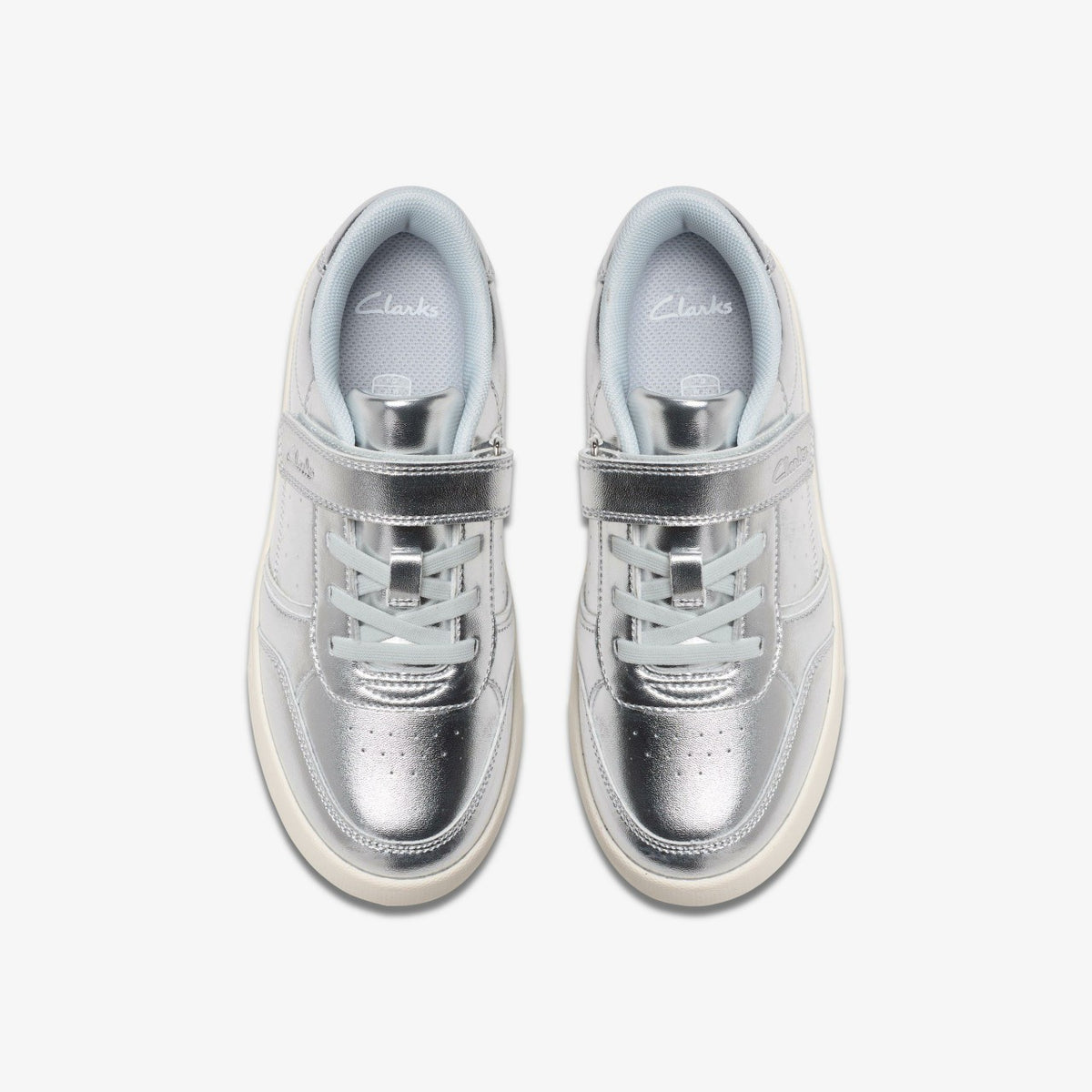 Barley Step Kid Silver Metallic - Clarks Kids