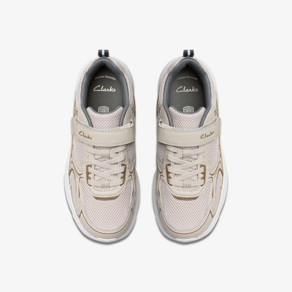 Crafton Move Kid Beige Combination - Clarks Kids