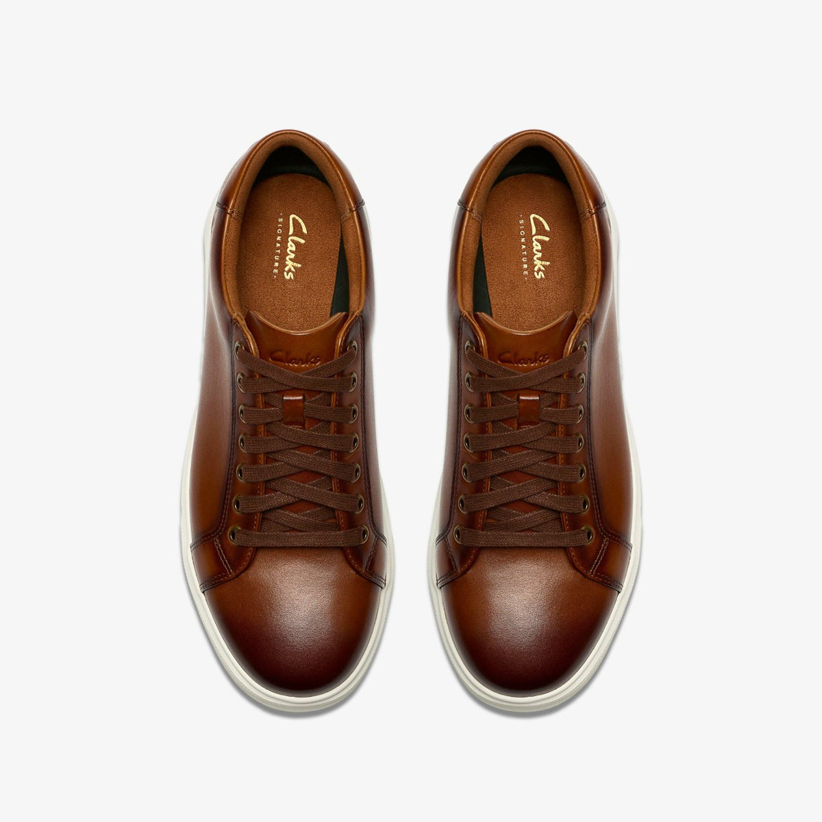 Goswell Tie Tan Leather - Clarks Men