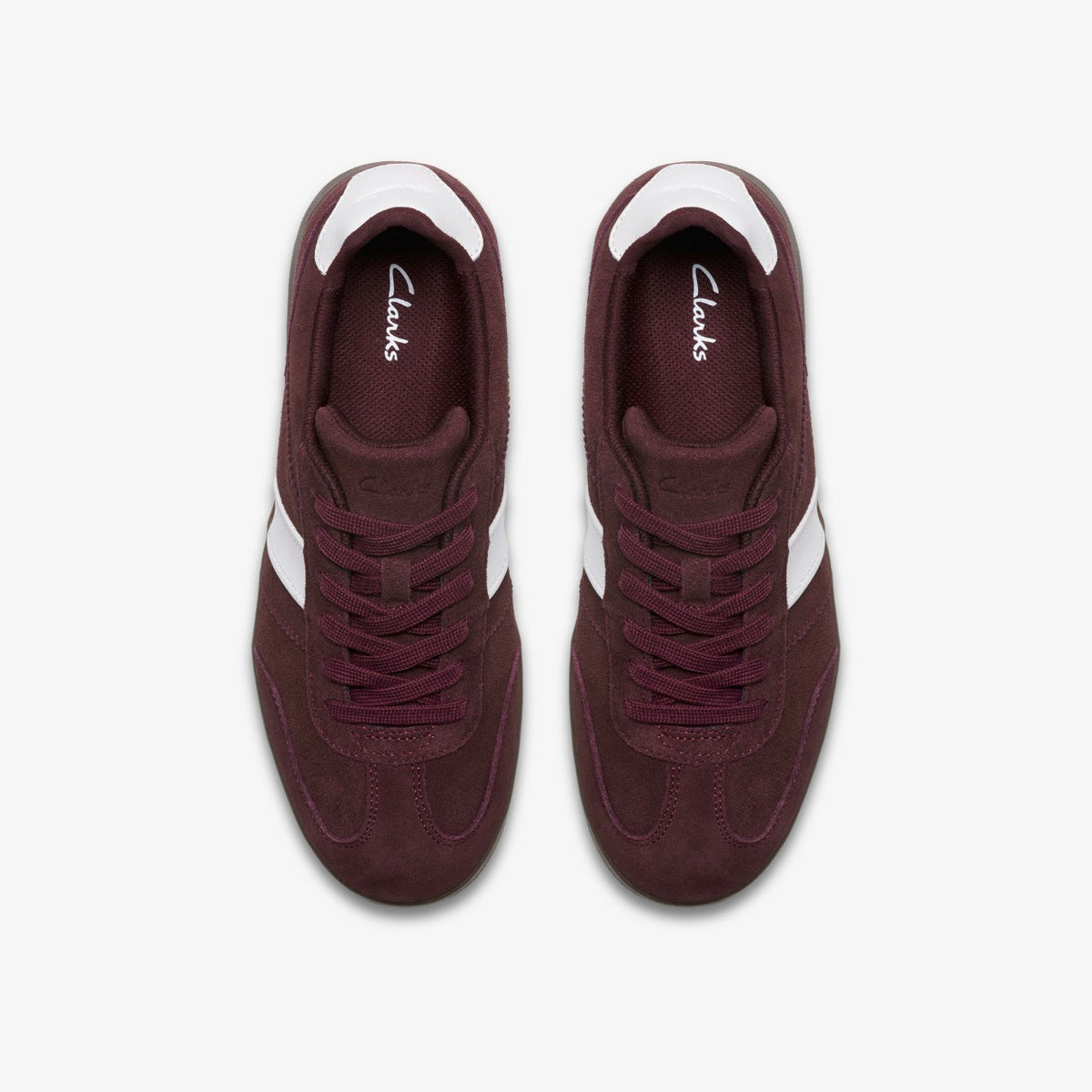 Seco Speed Burgundy Suede - Clarks Women
