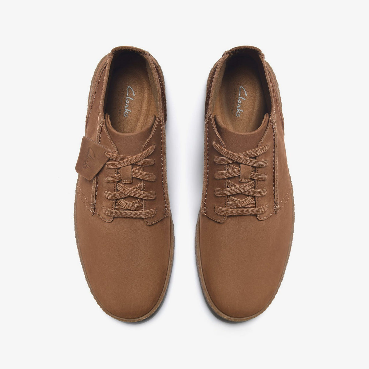 Streethill Mid Brown Nubuck - Clarks Men