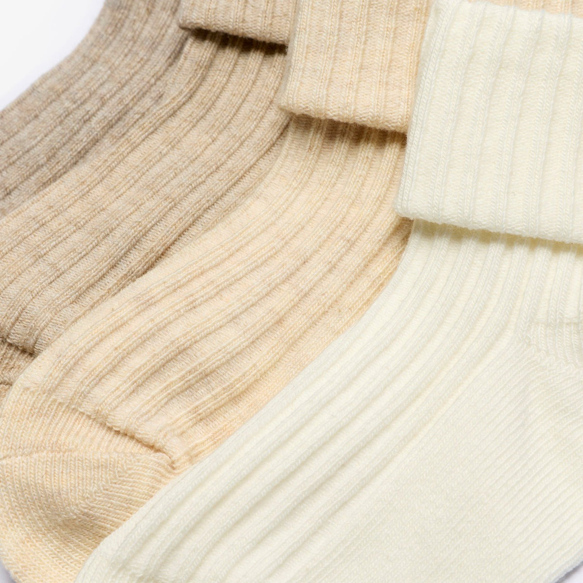 Beige Socks 4 Pack 6-12 months Beige Combination - Clarks Kids