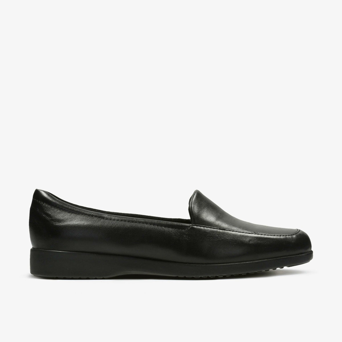 Georgia Loafer Black Leather - Clarks Women
