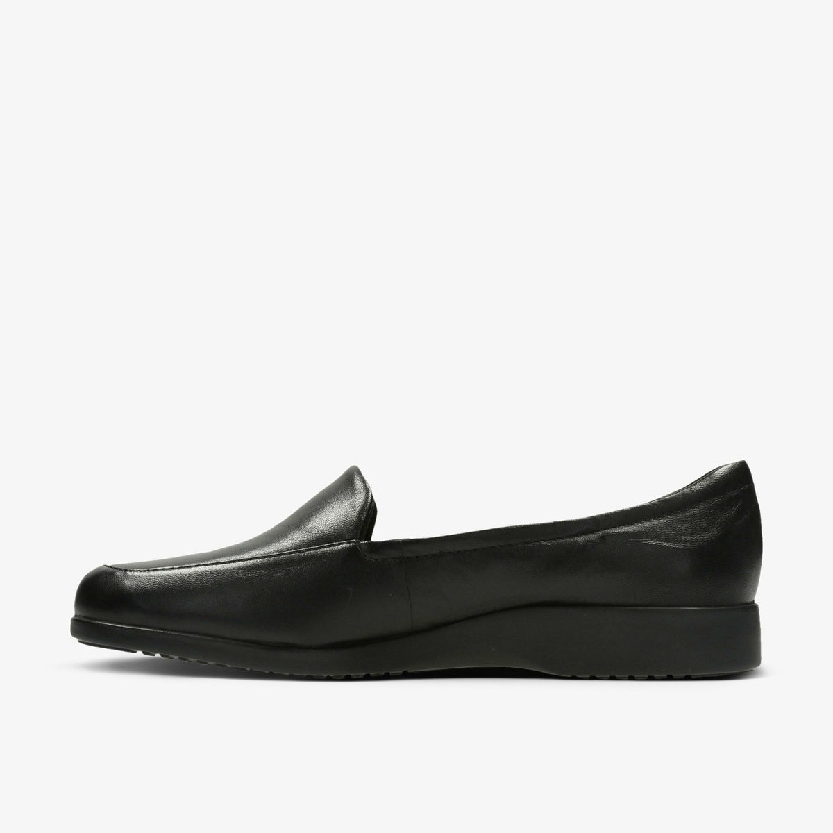 Georgia Loafer Black Leather - Clarks Women
