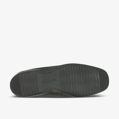 Georgia Loafer Black Leather - Clarks Women