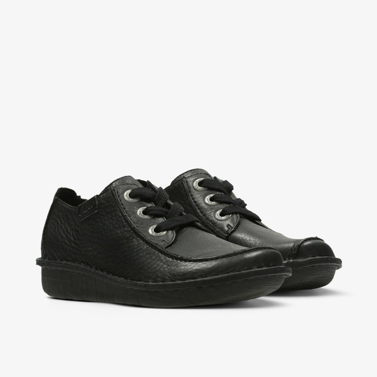 Funny Dream Black Leather - Clarks Women