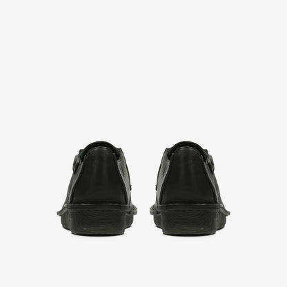 Funny Dream Black Leather - Clarks Women