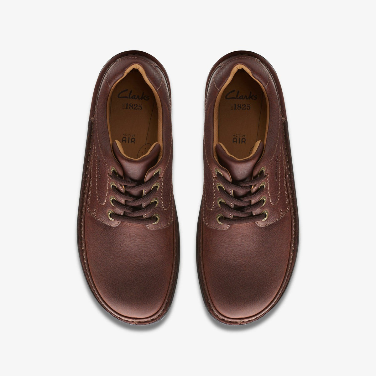 Nature Three Mahogany Leather - Clarks Men
