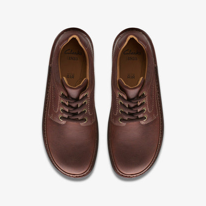 Nature Three Mahogany Leather - Clarks Men