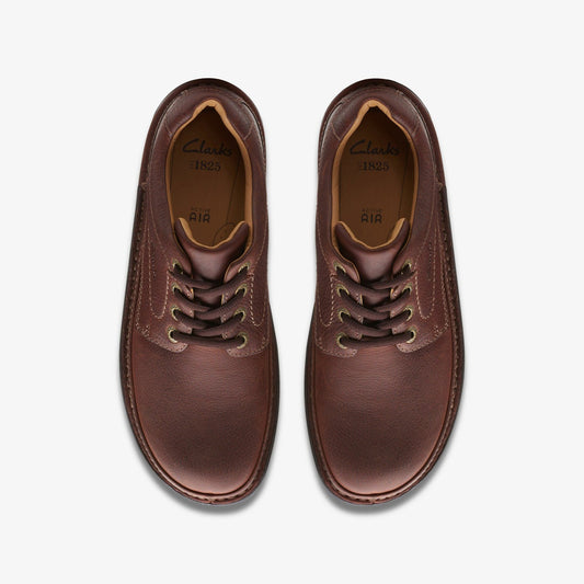 Nature Three Mahogany Leather - Clarks Men