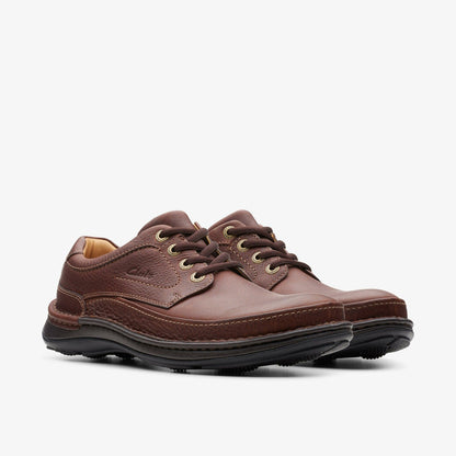 Nature Three Mahogany Leather - Clarks Men