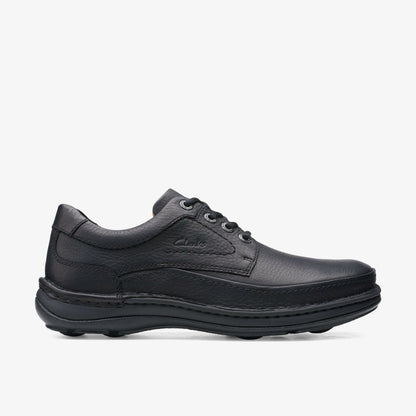 Nature Three Black Leather - Clarks Men