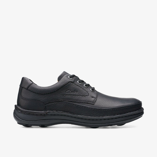 Nature Three Black Leather - Clarks Men