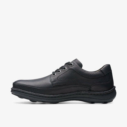 Nature Three Black Leather - Clarks Men