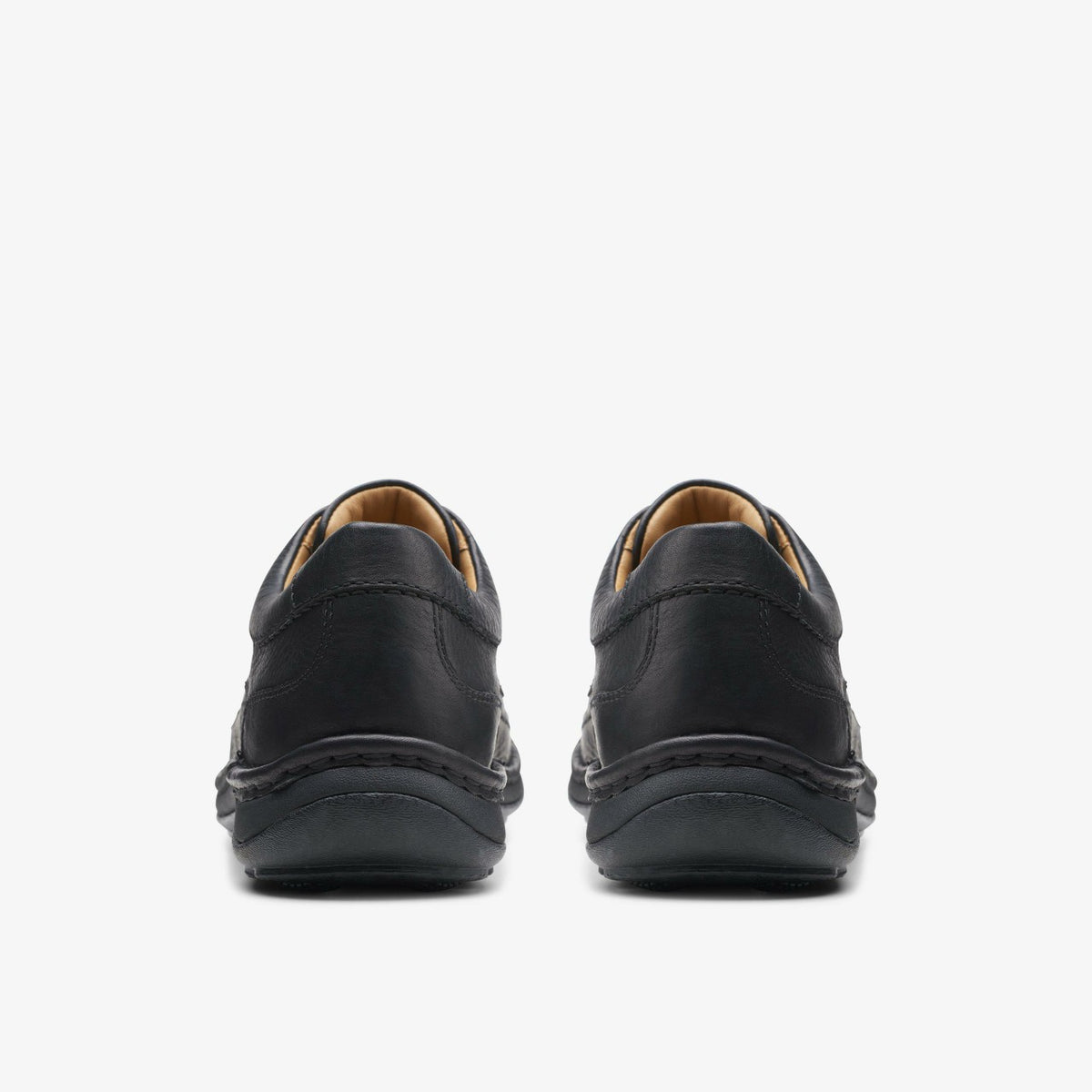 Nature Three Black Leather - Clarks Men