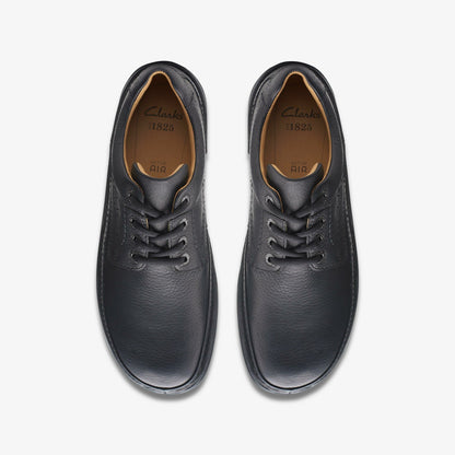 Nature Three Black Leather - Clarks Men