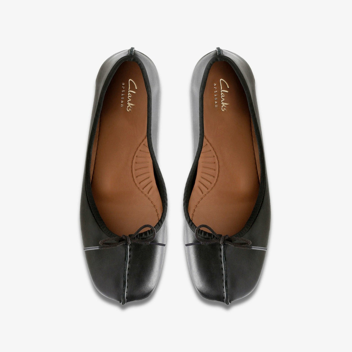 Freckle Ice Black Leather - Clarks Women