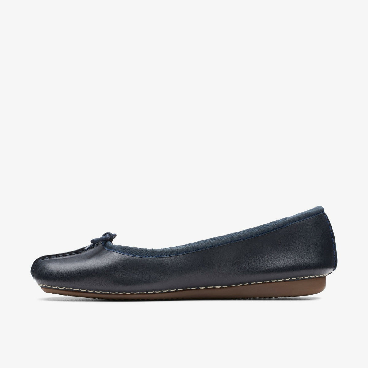 Freckle Ice Navy Leather - Clarks Women