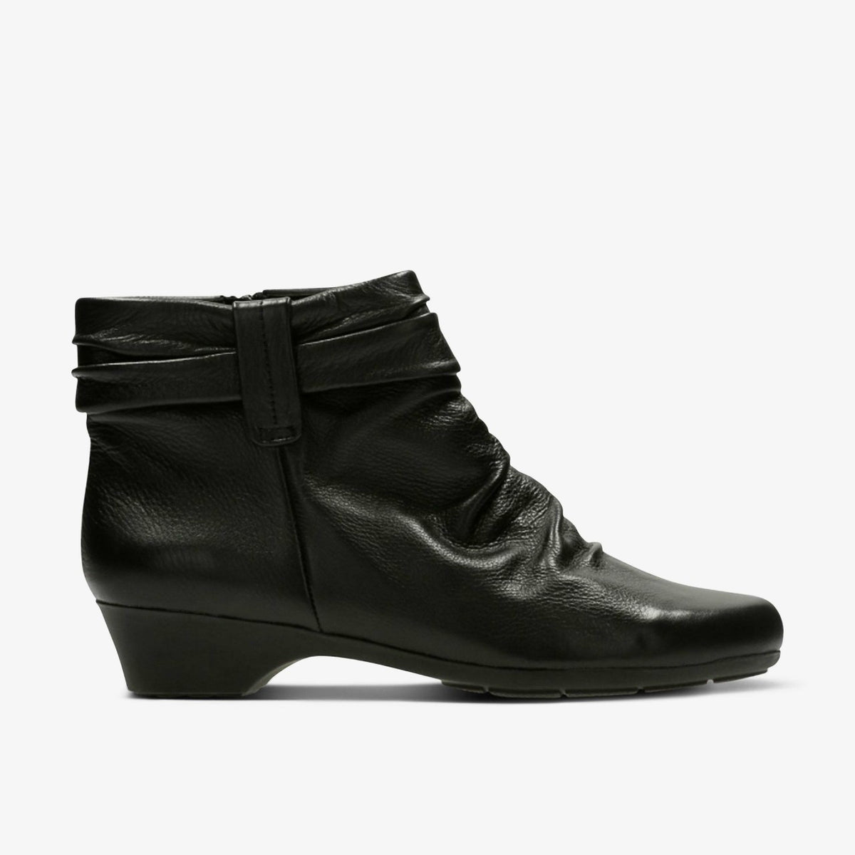 Matron Ella Ankle Boot Black Leather - Clarks Women