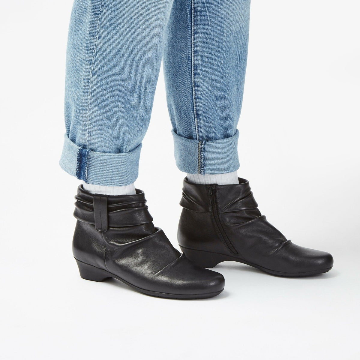 Matron Ella Ankle Boot Black Leather - Clarks Women