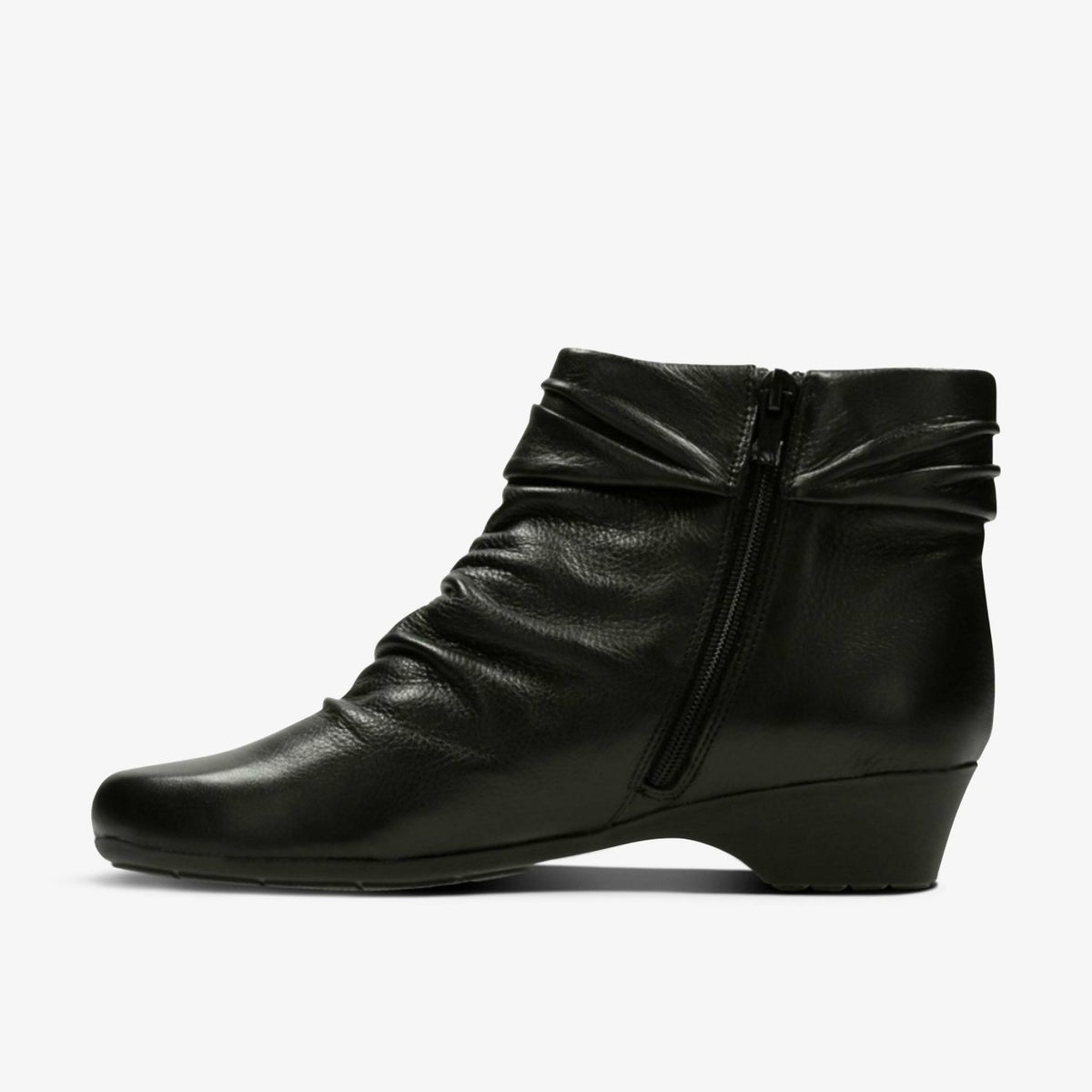 Matron Ella Ankle Boot Black Leather - Clarks Women