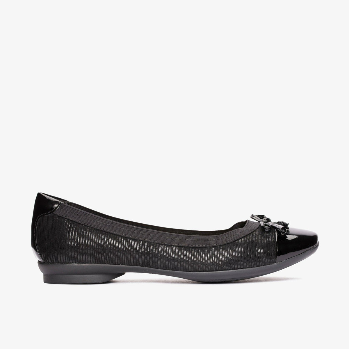 Candra Glow Black Suede - Clarks Women