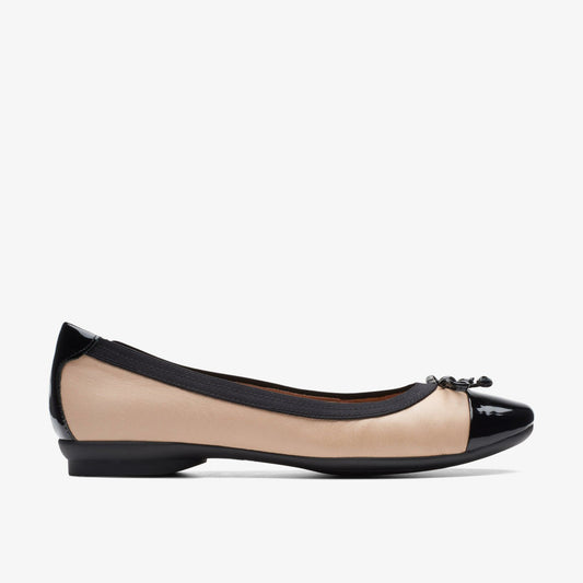 Candra Glow Praline Leather - Clarks Women