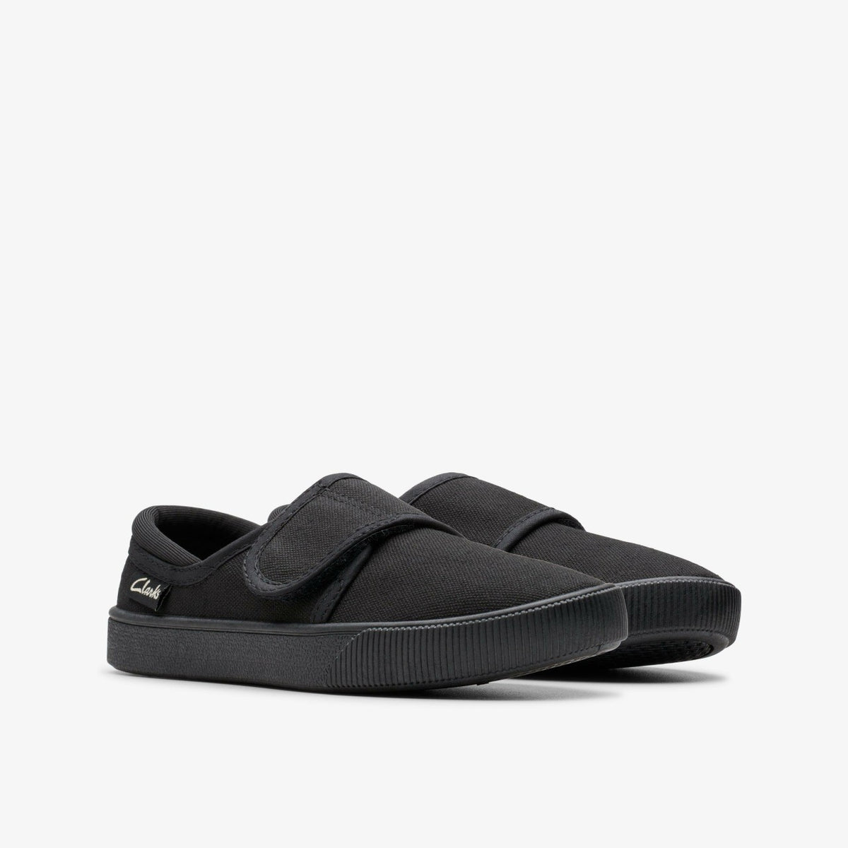 Hopper Run Black Fabric - Clarks Kids
