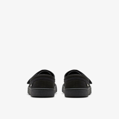 Hopper Run Black Fabric - Clarks Kids
