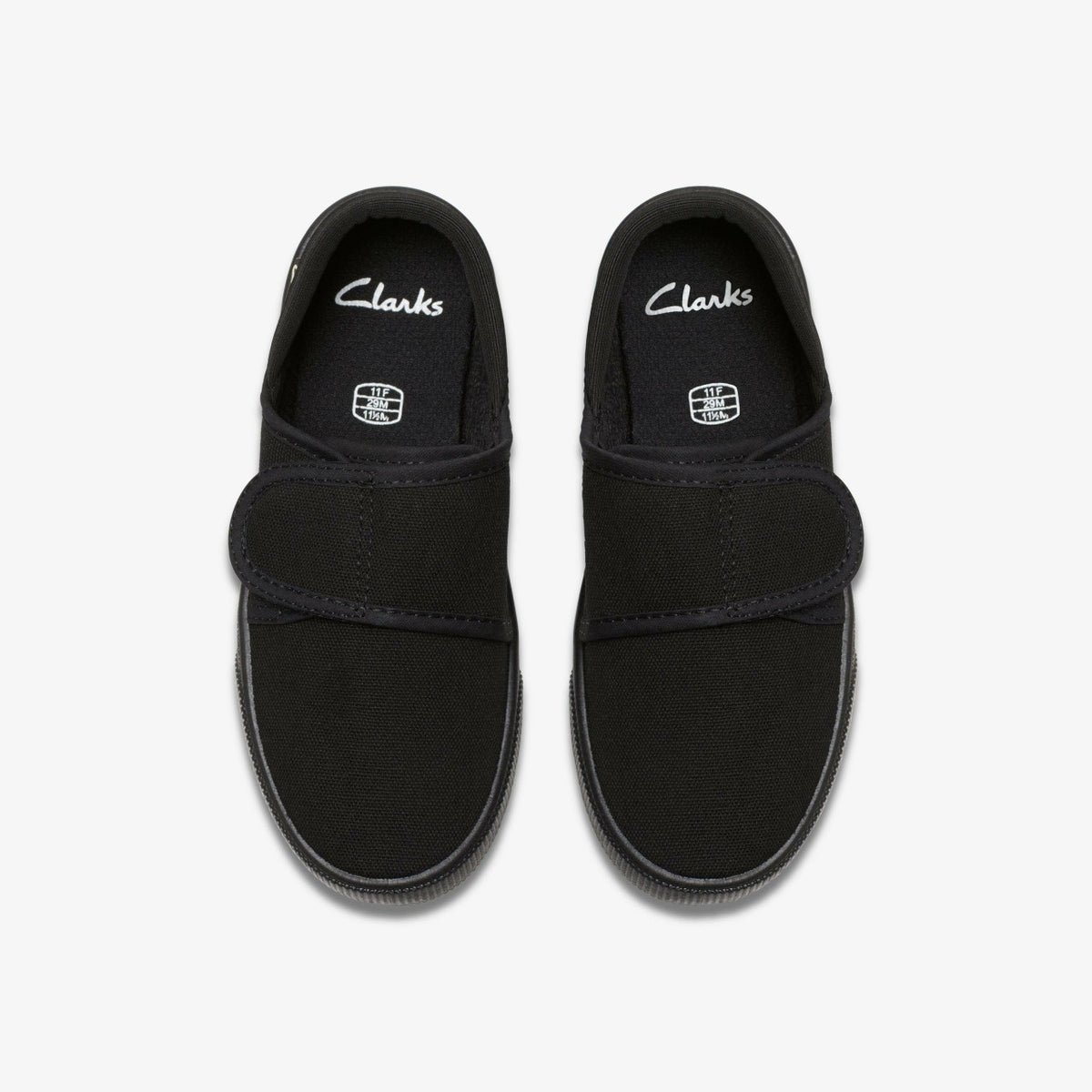 Hopper Run Black Fabric - Clarks Kids