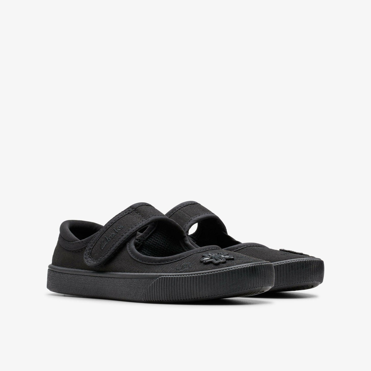 Hopper Go Black Fabric - Clarks Kids