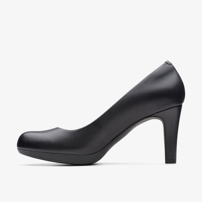 Adriel Viola Black Leather - Clarks Women