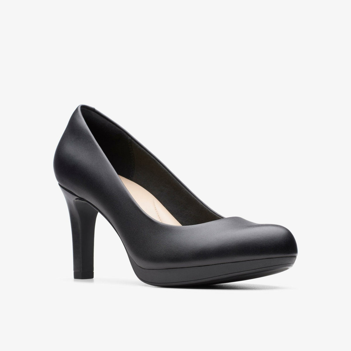Adriel Viola Black Leather - Clarks Women